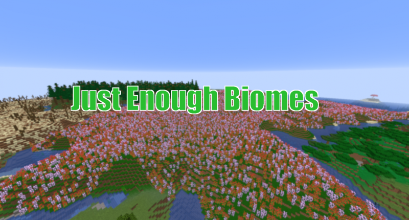 Just Enough Biomes - A mod that adds a bunch of biomes.